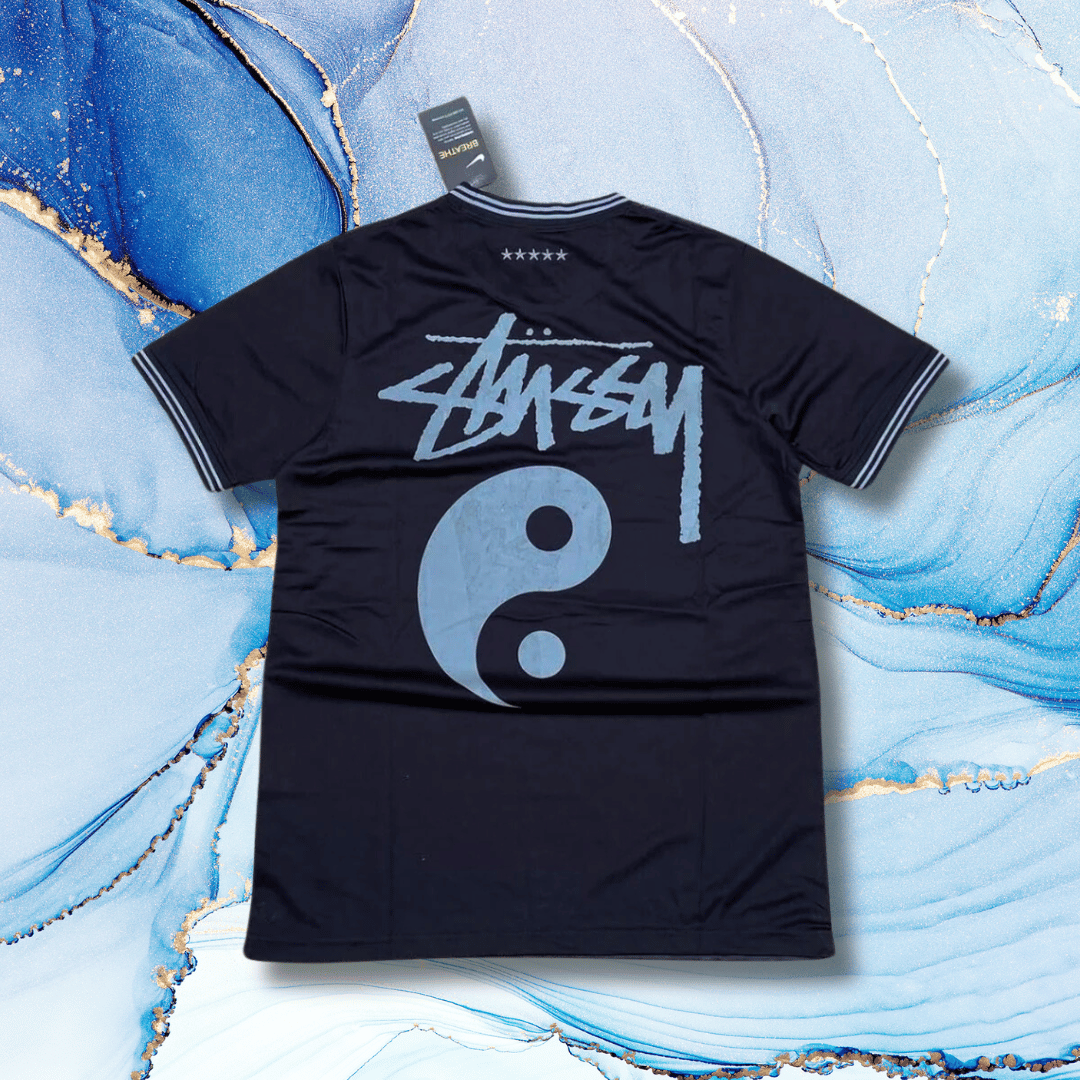 2024 Brazil Stussy Shirt - Black Marble Edition