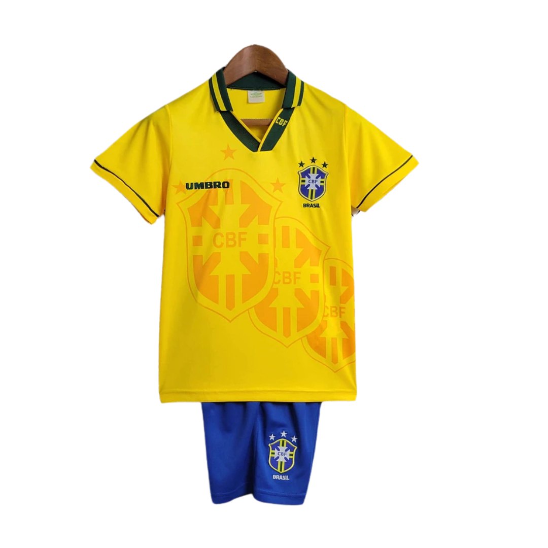 1994 Brasilien Home - Kinder Fußballtrikot