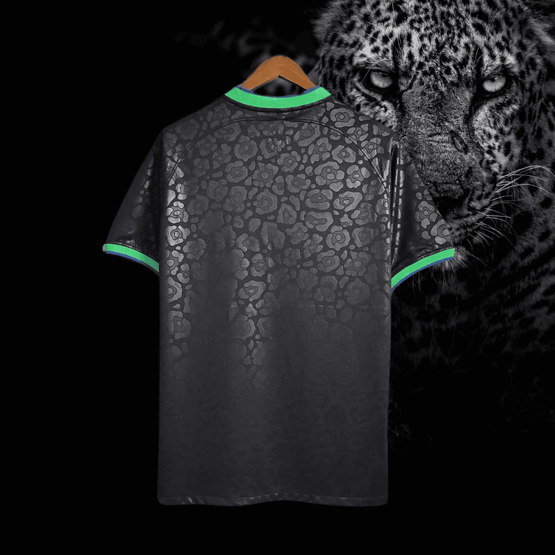 2024 Brasilien Sort Stussy Skjorte - Specialudgave