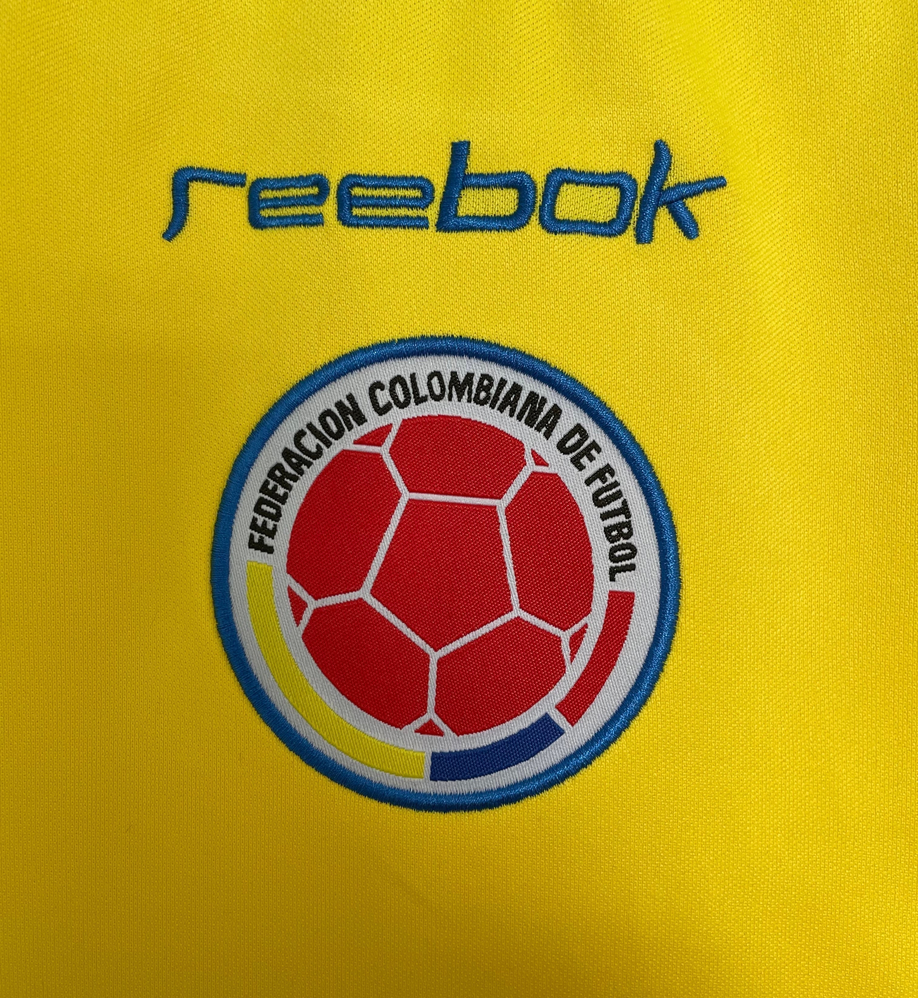 2001 Colombia hjemmebane skjorte