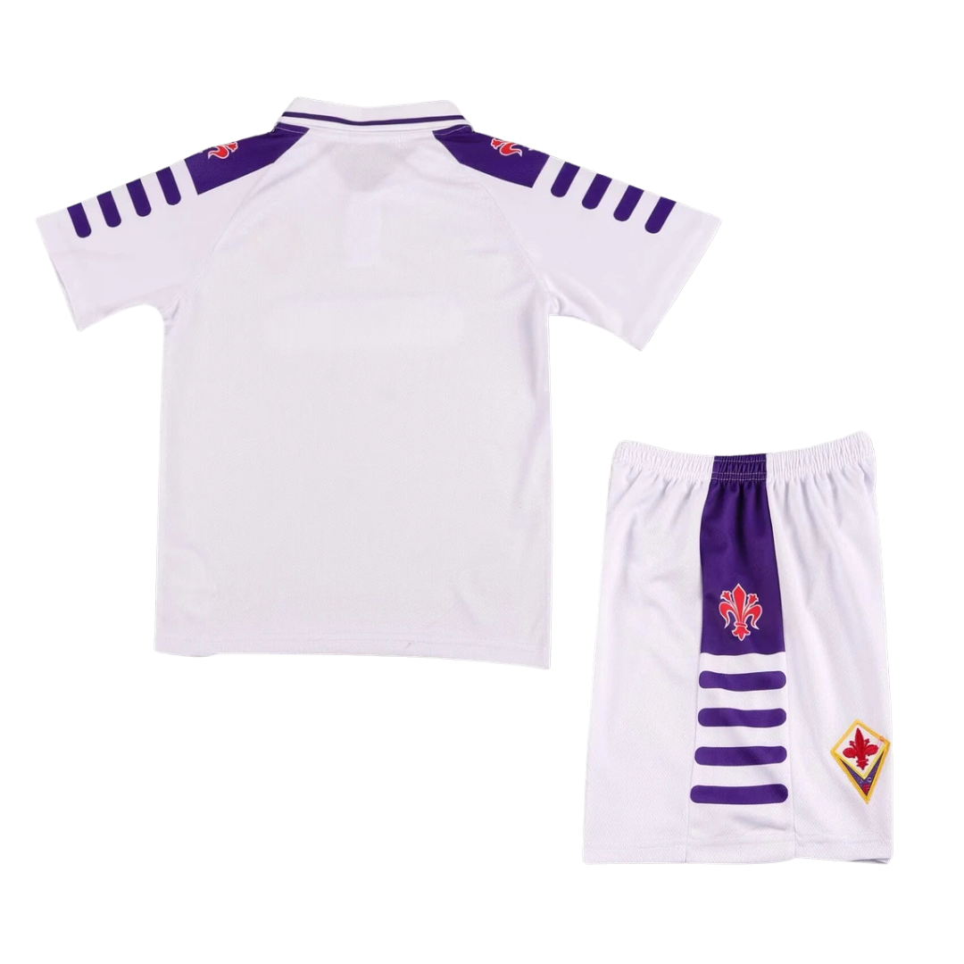 1998/1999 Fiorentina Udebanetrøje - Børne Fodbold Sæt