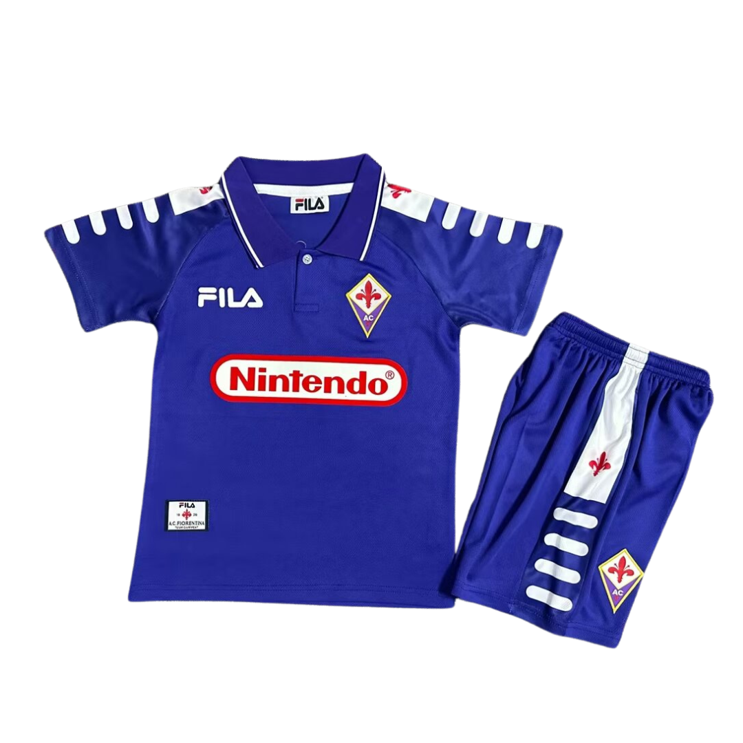 1988/1999 Fiorentina Thuis - Kinder Voetbaltenue