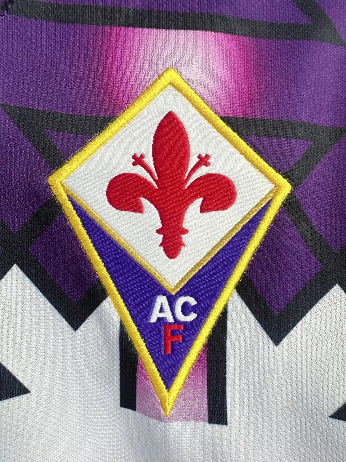 1992-93 Fiorentina Langarm-Auswärtstrikot
