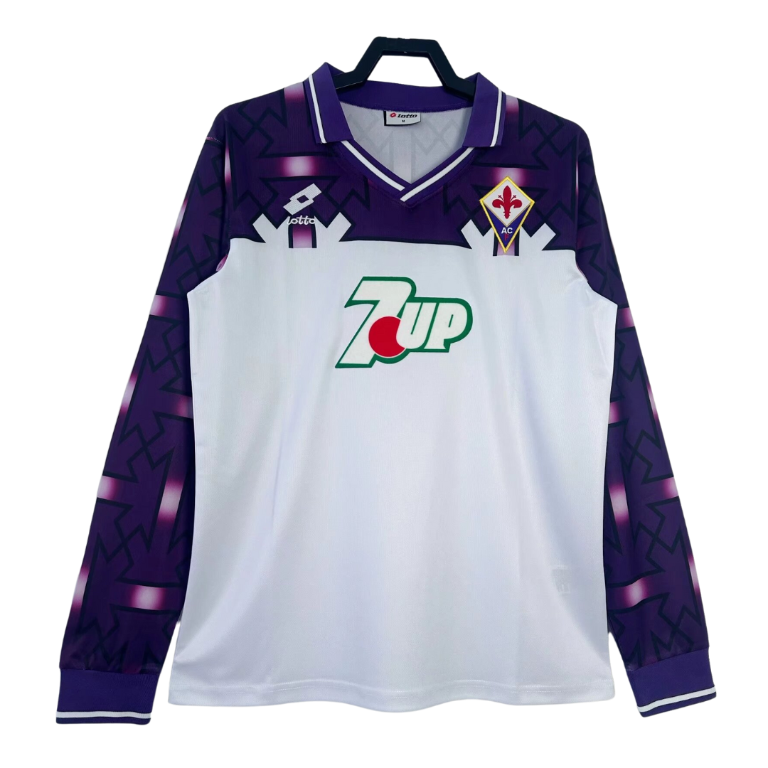 1992-93 Fiorentina Langarm-Auswärtstrikot