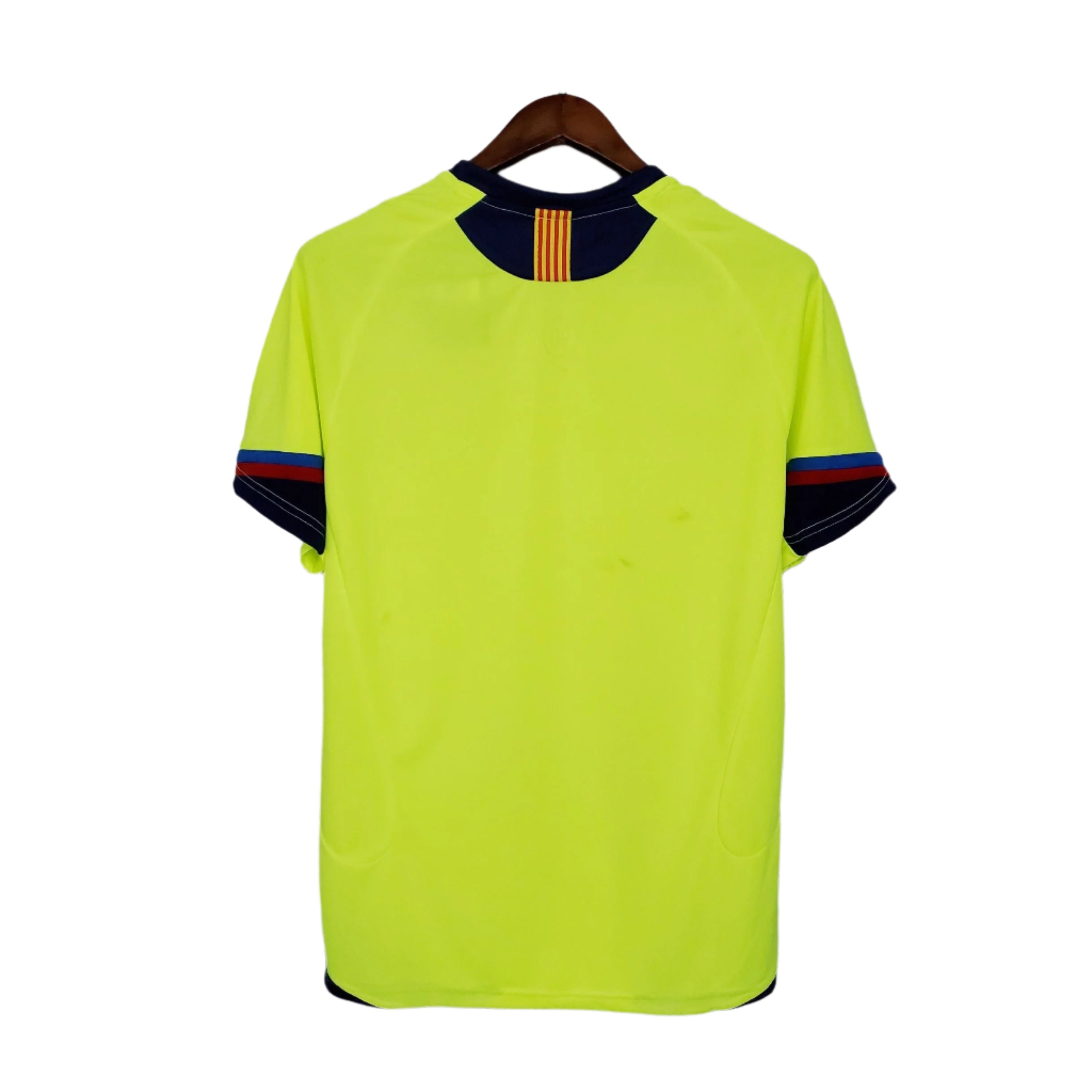 2005-2006 Barcelona Fluoreszierendes Retro-Auswärtstrikot