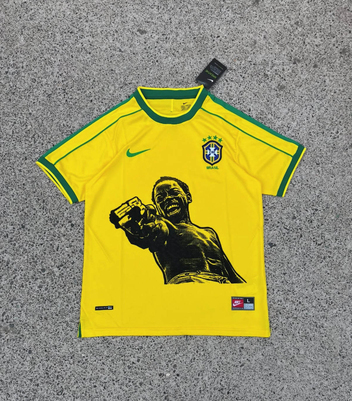 1998 Brasilien Retro Shirt Stadt Gottes Konzept