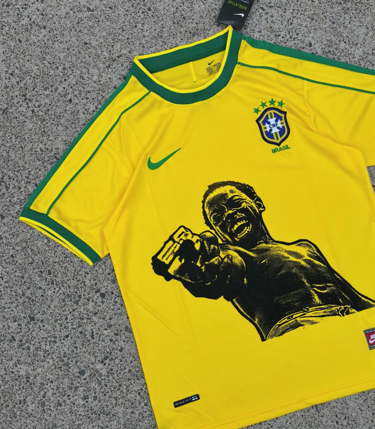 1998 Brasilien Retro Shirt Stadt Gottes Konzept