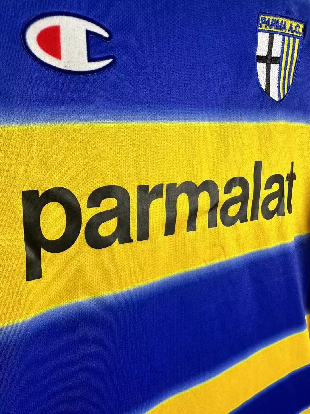 1999/00 Parma AC langærmet hjemmebane trøje