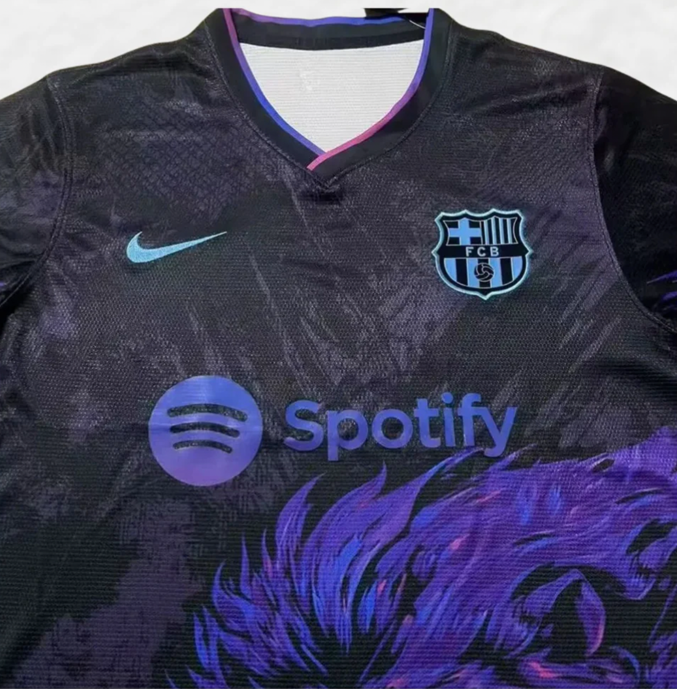 FC Barcelona lilla løveskjorte