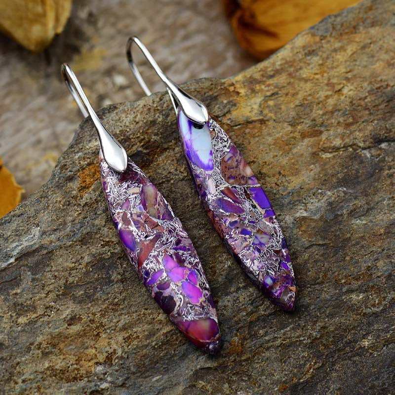 Kupferne geometrische Steintropfen