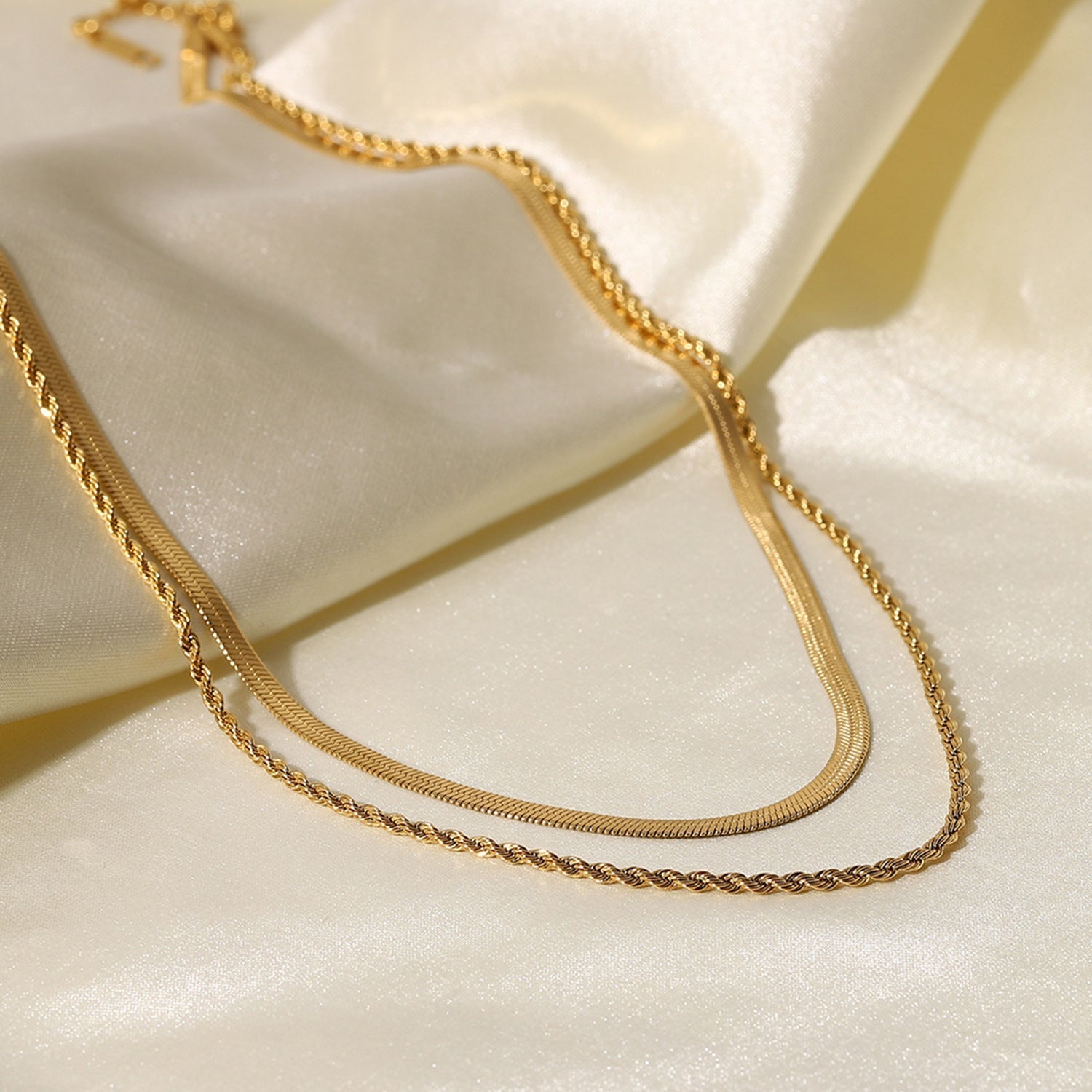 Dual-Layer Gold-Plated Chain