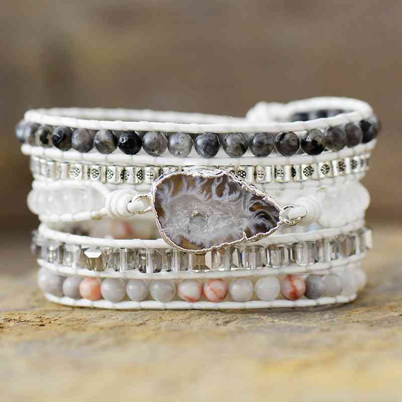 Layered Gemstone Bracelet