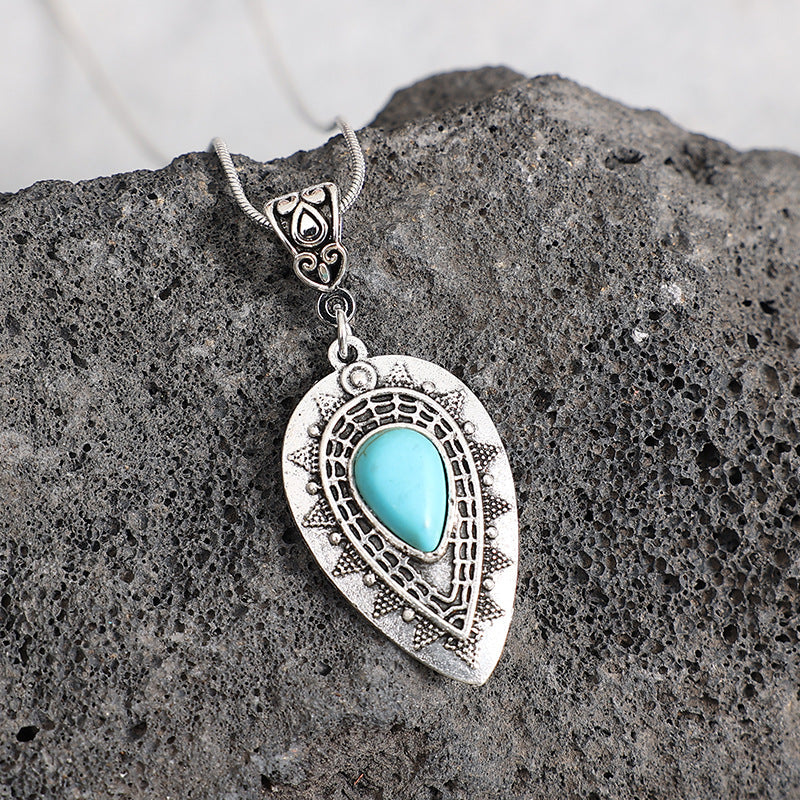 Geometrische legering hanger ketting