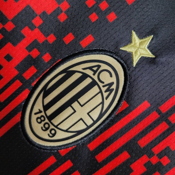 AC Milan Milanese Mosaik Skjorte