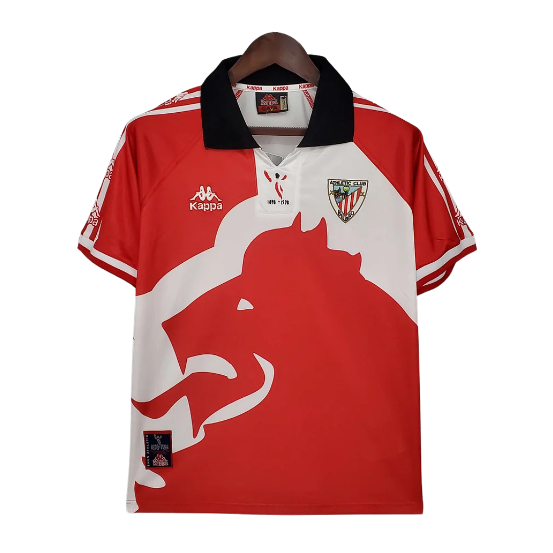 1998 Atletiekclub De Bilbao Shirt - 100 Jaar