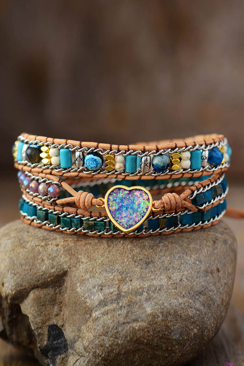 Layered Heart Bracelet