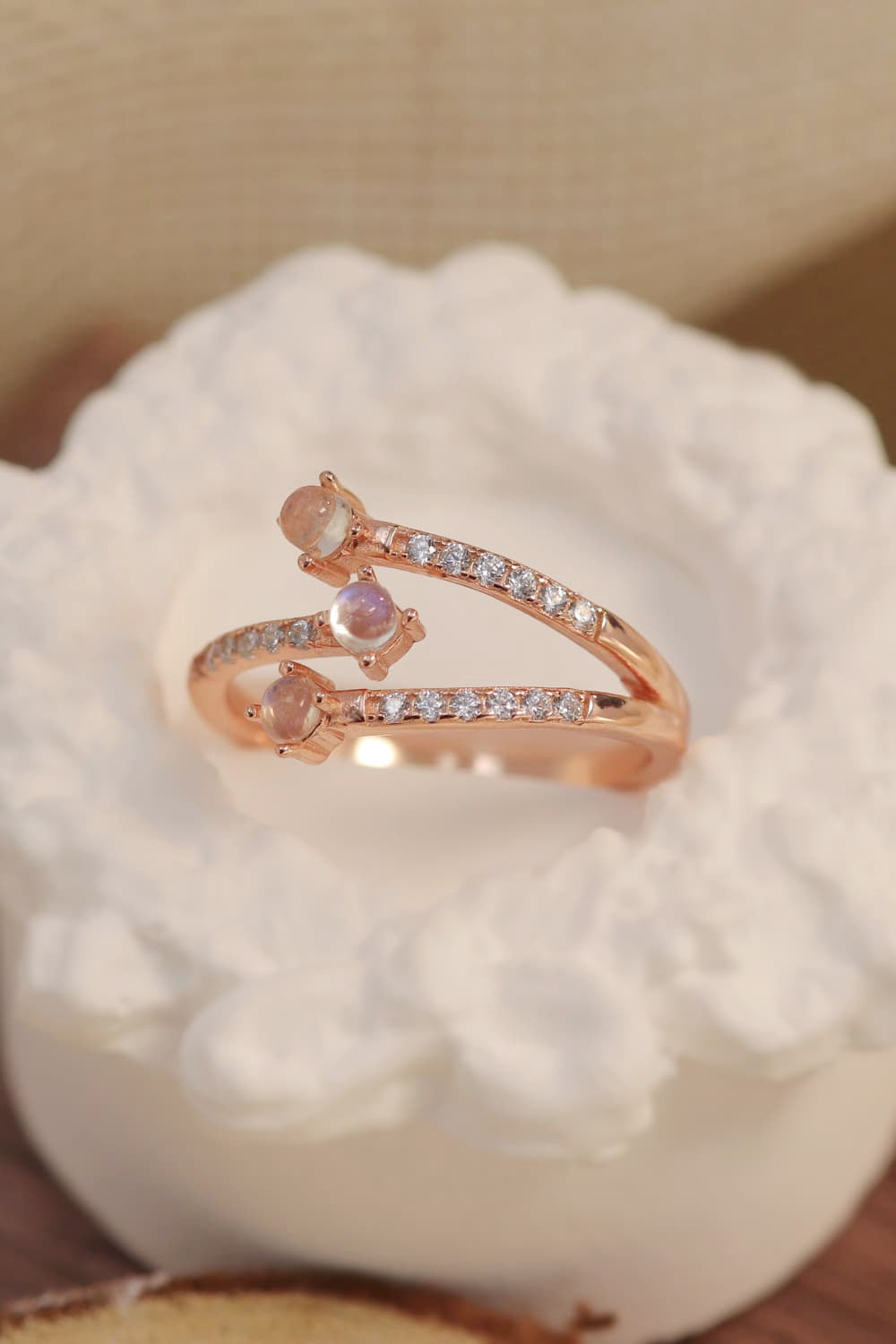 Moonstone Silver Ring