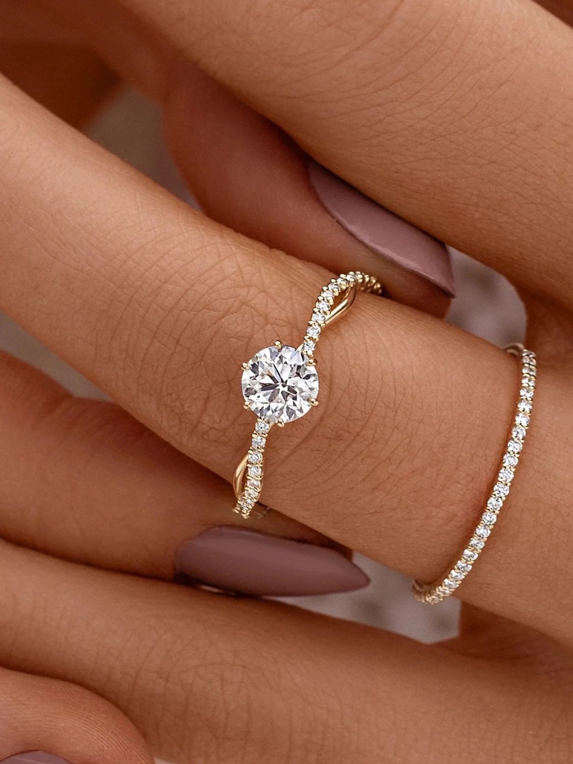 Zircon-Encrusted Silver Ring