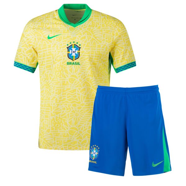 Brasilien Fußballtrikot 2024/25 für Kinder – Heim