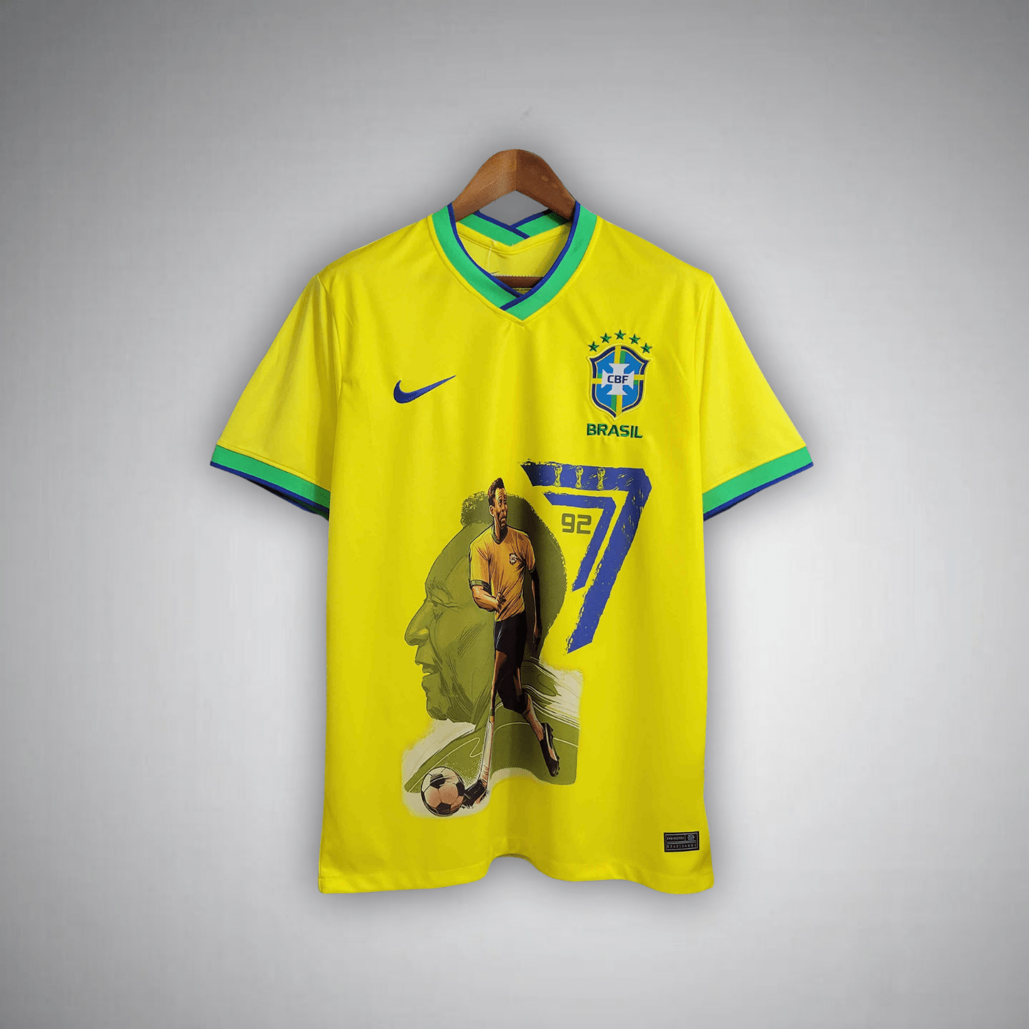 2024 Brazil Shirt - Pelé 77-92 Special Edition