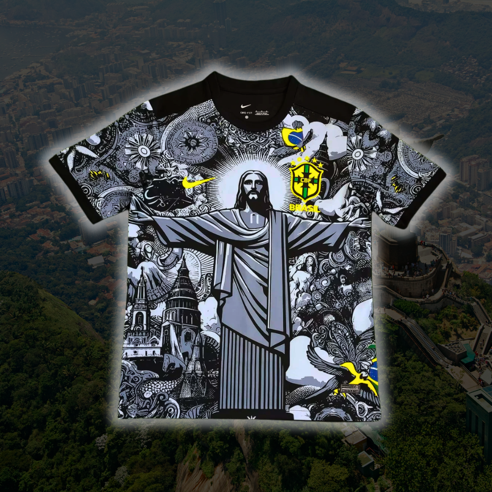 2024/25 Brasilien Jesus Trøje - Sort Specialudgave