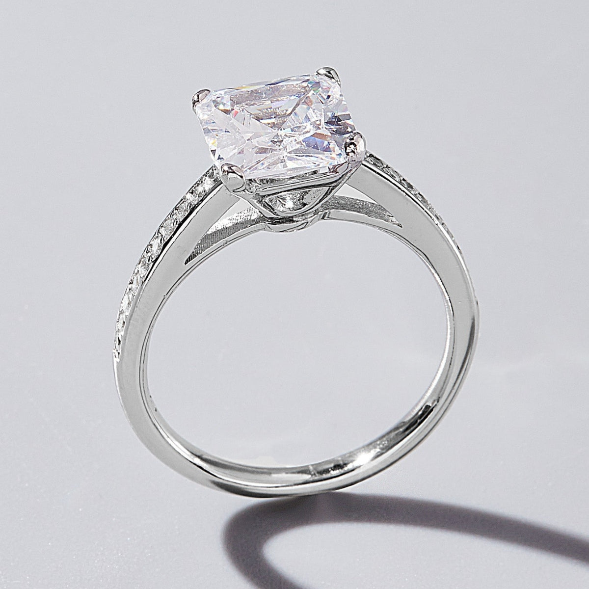 Zircon Sterling Sølv Ring