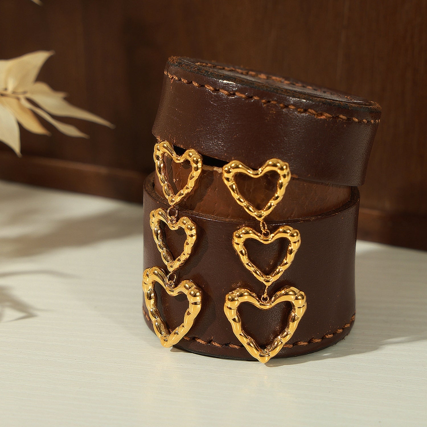 Orecchini a perno Steel Heart
