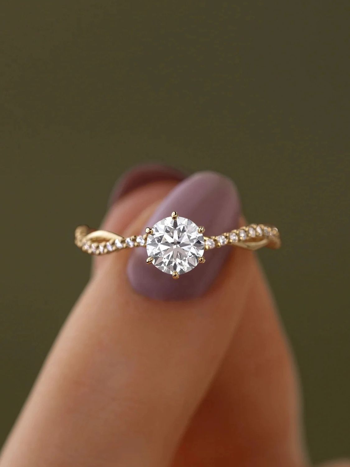 Zircon-Encrusted Silver Ring