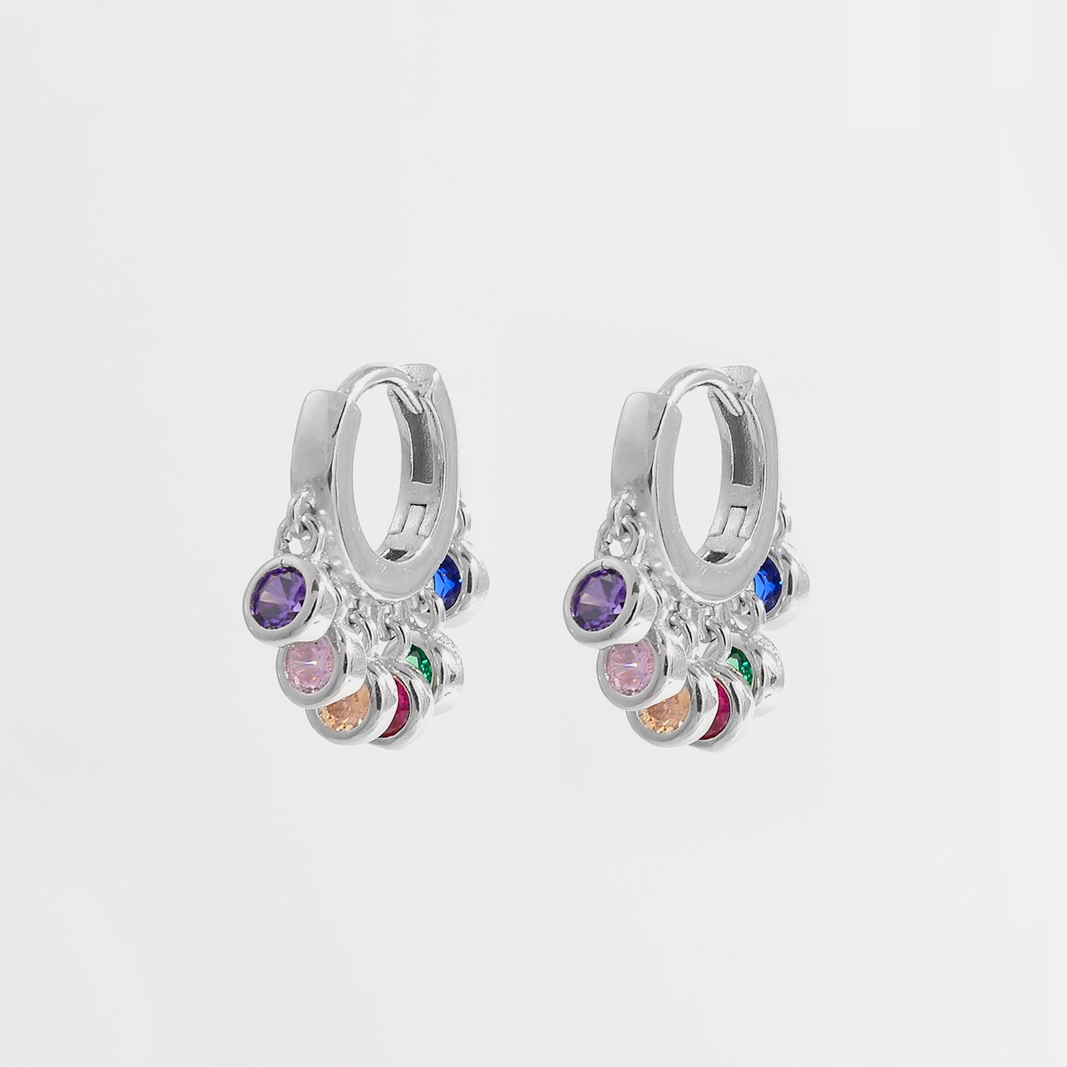 Orecchini a cerchio Zircon