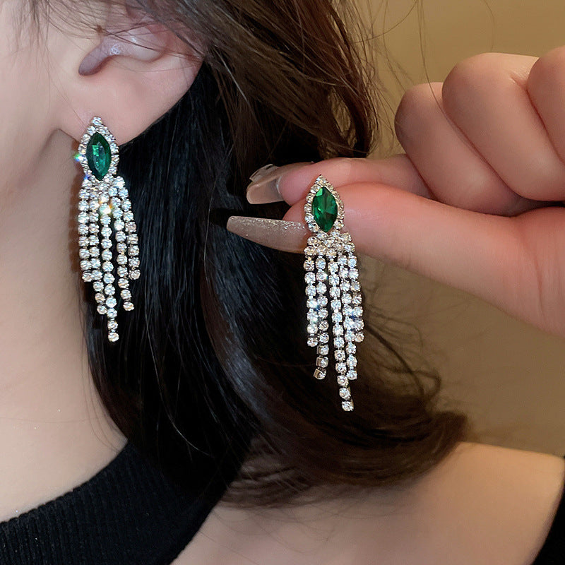 Kupfer Strass Schmuckset