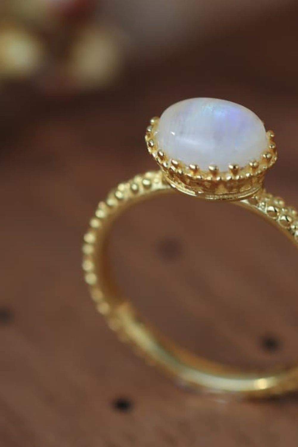 Moonstone Silver Ring