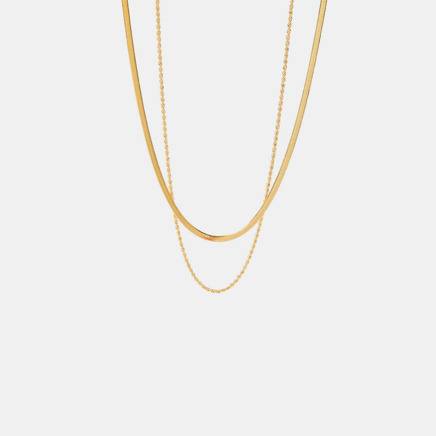 Dual-Layer Gold-Plated Chain