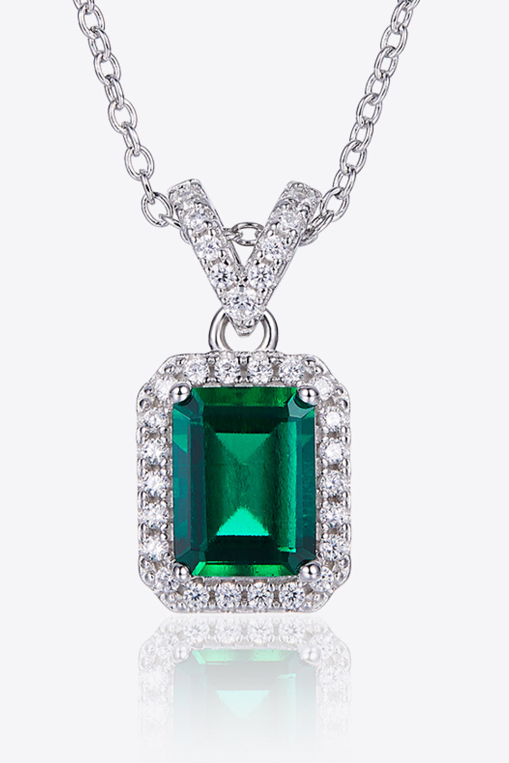 1,25 ct Labor-Smaragd-Anhänger