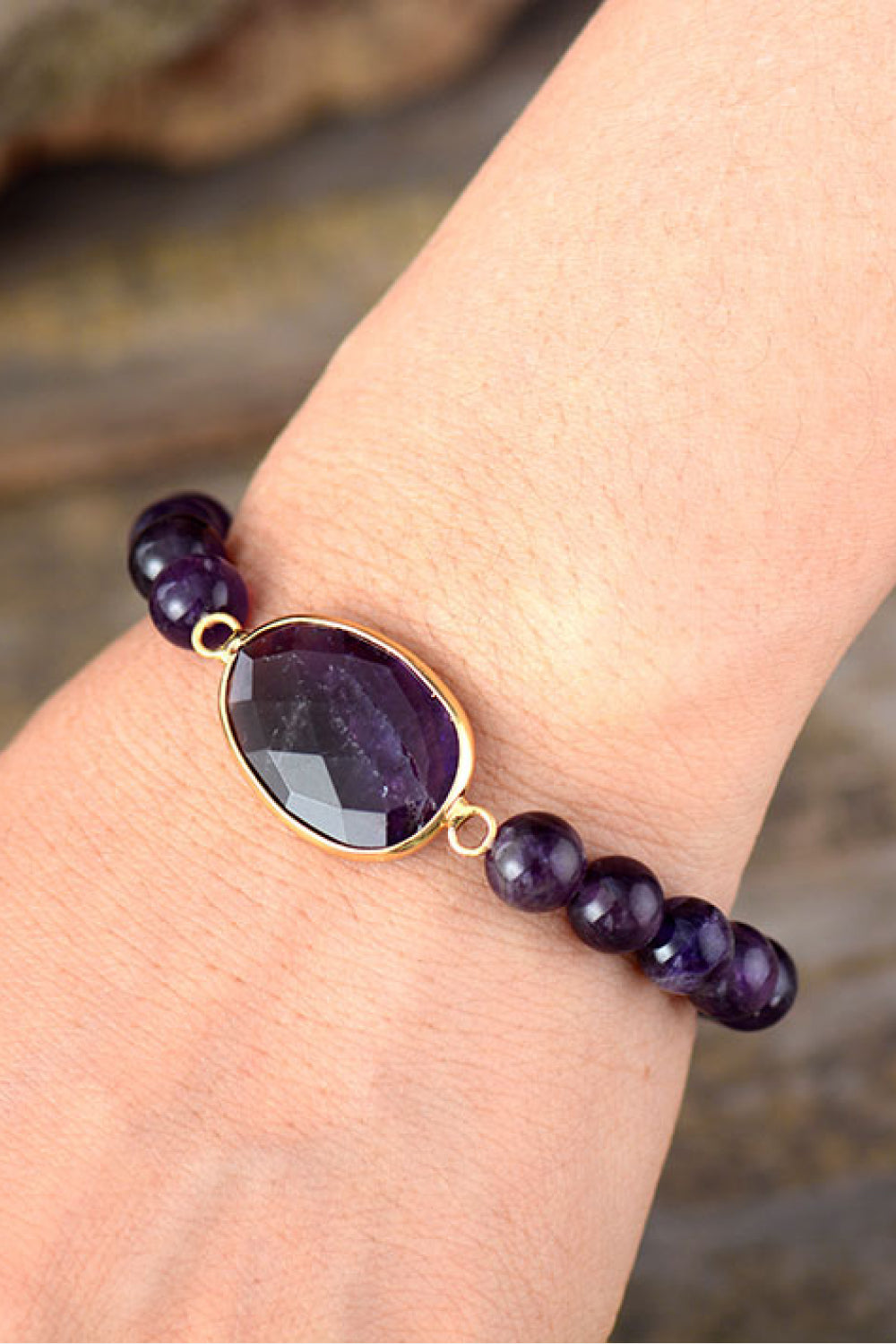 Handgemaakte Amethist Armband