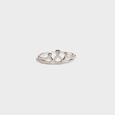 Krone Zirkon Silberring