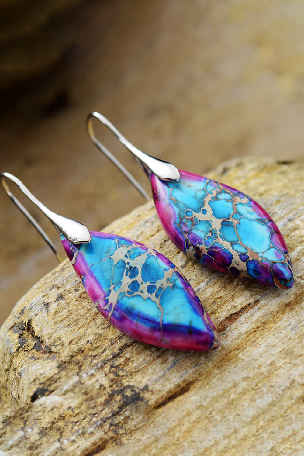 Handcrafted Stone Earrings