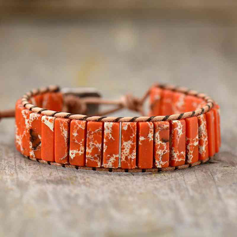Mineral Beaded Cuff