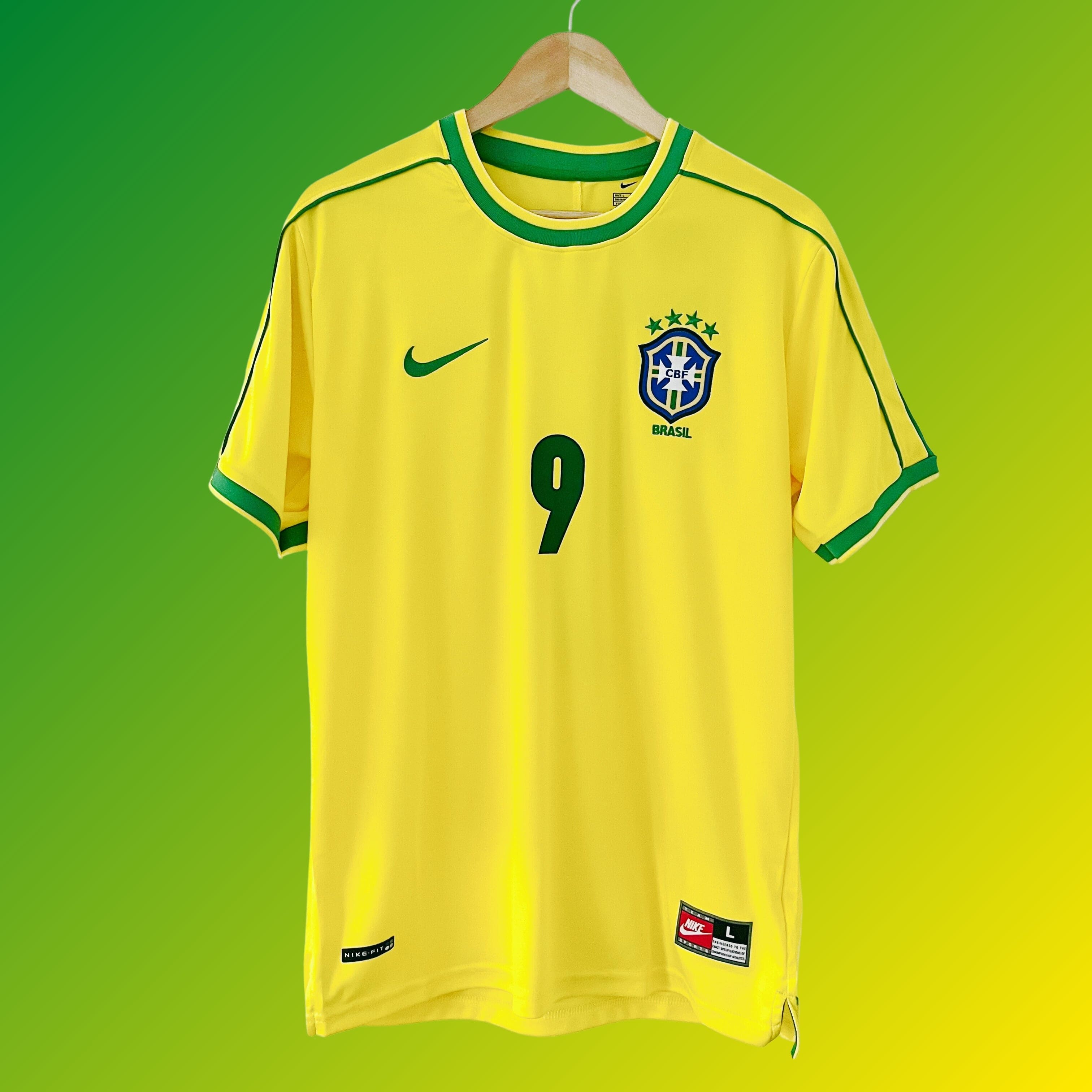 1998 Brasilien Retro Skjorte